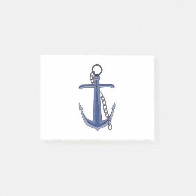 Anchor with chain post-it notes (Front)