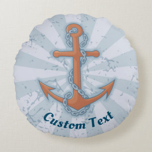 Anchor with Chain Round Cushion
