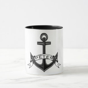 Anchor With Ribbon Mug