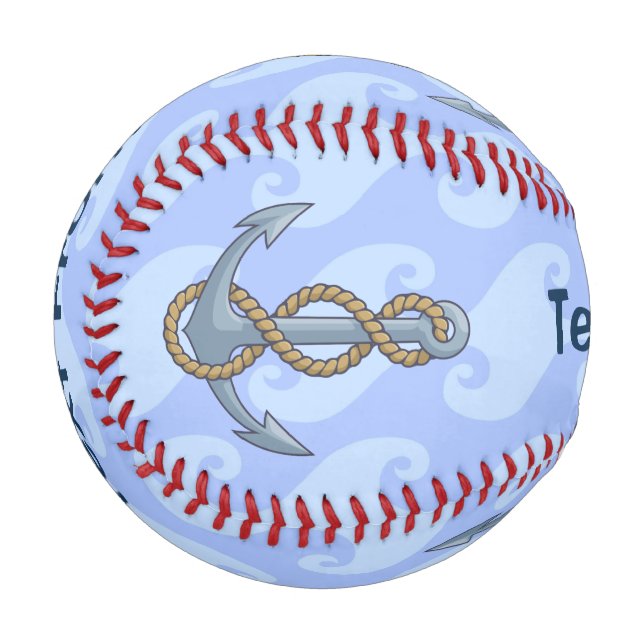 Anchor with Rope Baseball (Back Right)