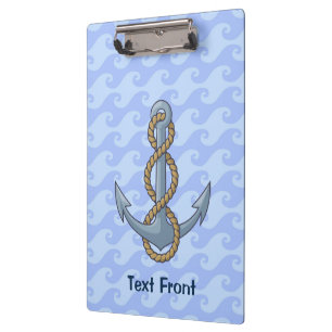 Anchor with Rope Clipboard