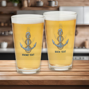 Anchor with Rope Glass