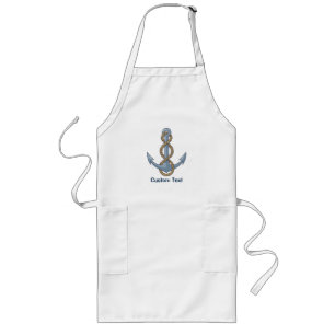 Anchor with Rope Long Apron