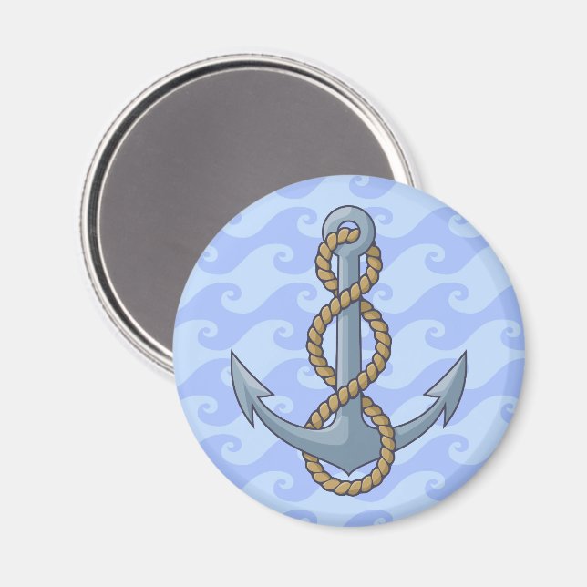 Anchor with Rope Magnet (Front/Back)