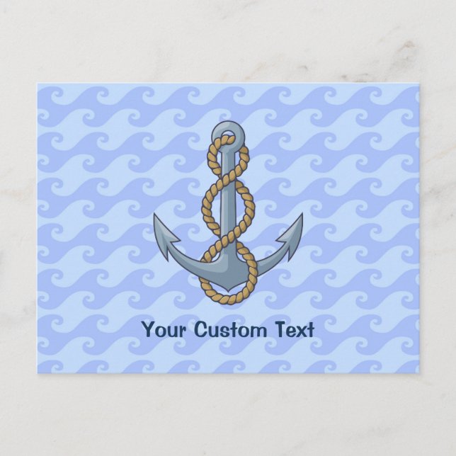 Anchor with Rope Postcard (Front)
