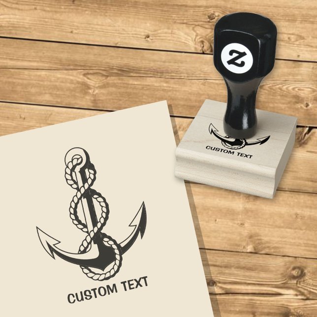 Anchor with Rope Rubber Stamp (Creator Uploaded)