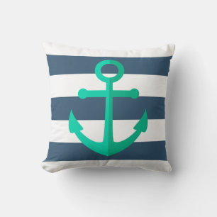 Anchor with Stripes Cushion