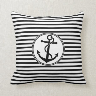 Anchor with Stripes Cushion