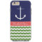 Anchor with Waves and Custom Name in Navy & Green