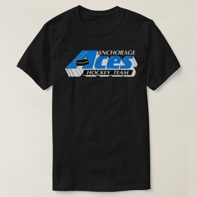 Anchorage Aces Hockey Classic T Shirt (Design Front)
