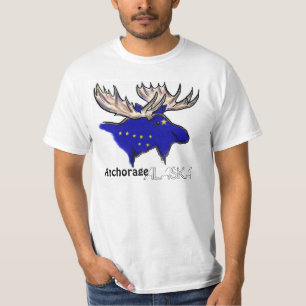 Anchorage Alaska local flag value tee