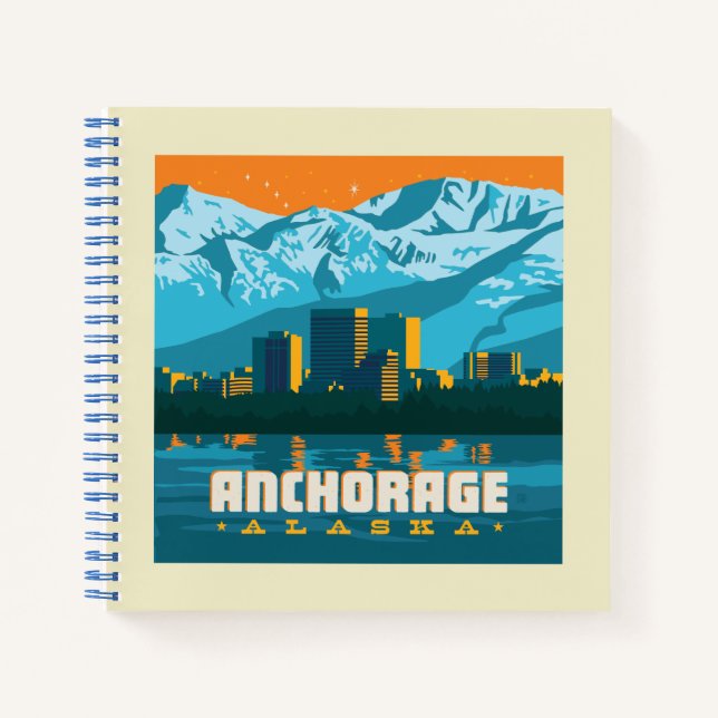 Anchorage, Alaska Notebook (Front)