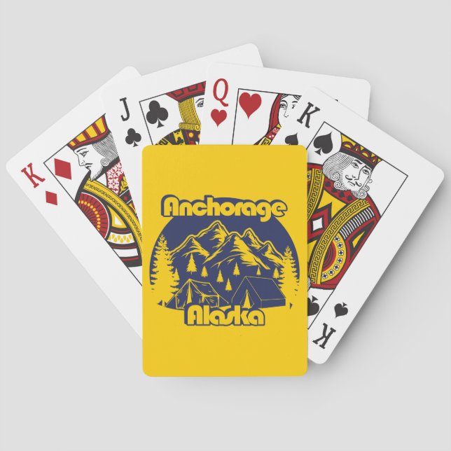 Anchorage Alaska Playing Cards (Back)