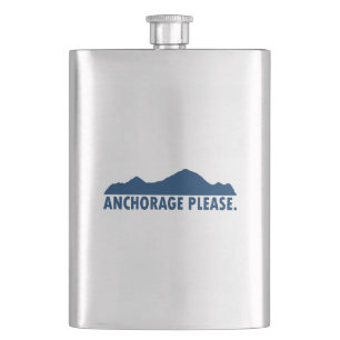 Anchorage Alaska Please Hip Flask