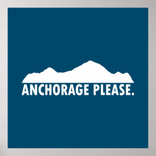 Anchorage Alaska Please Poster
