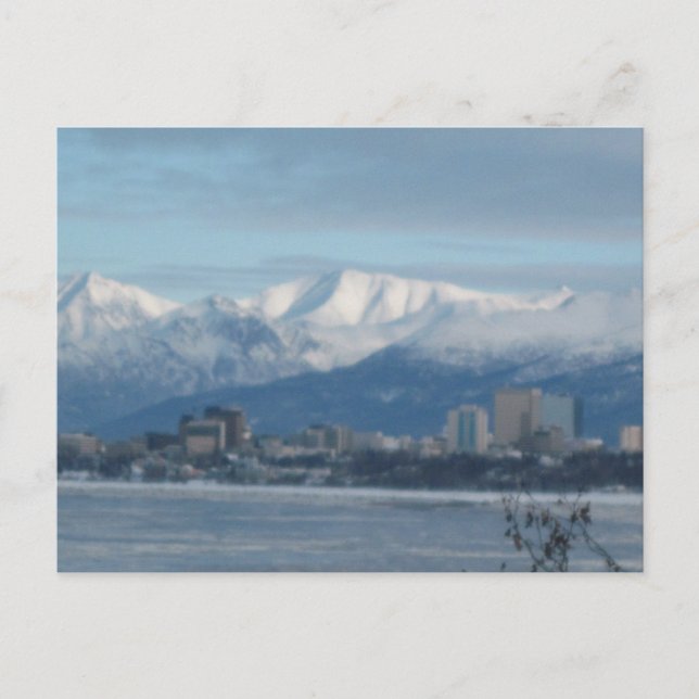 ANCHORAGE ALASKA POSTCARD (Front)