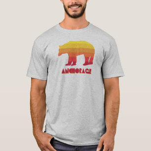 Anchorage Alaska Rainbow Bear T-Shirt