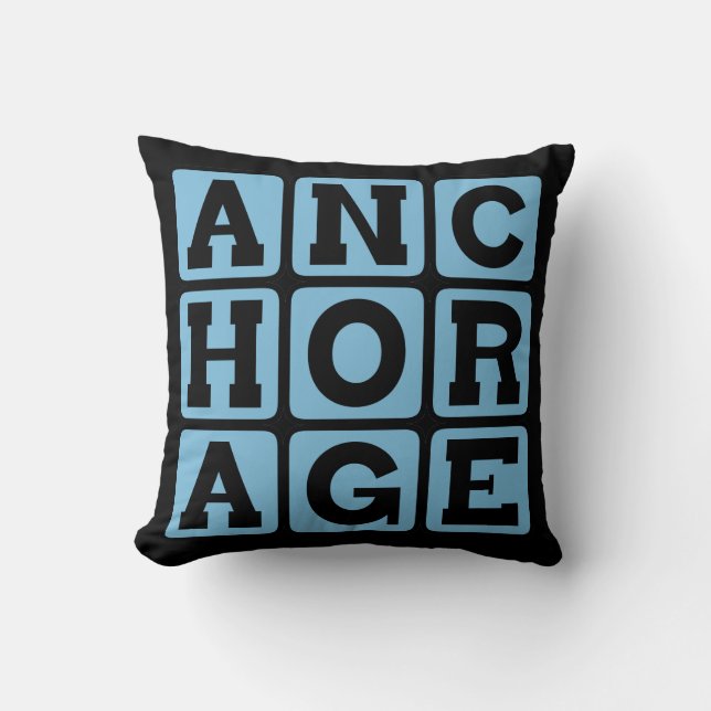 Anchorage, City in Alaska Cushion (Front)