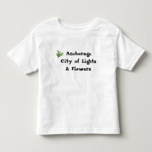 Anchorage City of Lights and Flowers Toddler T-Shirt