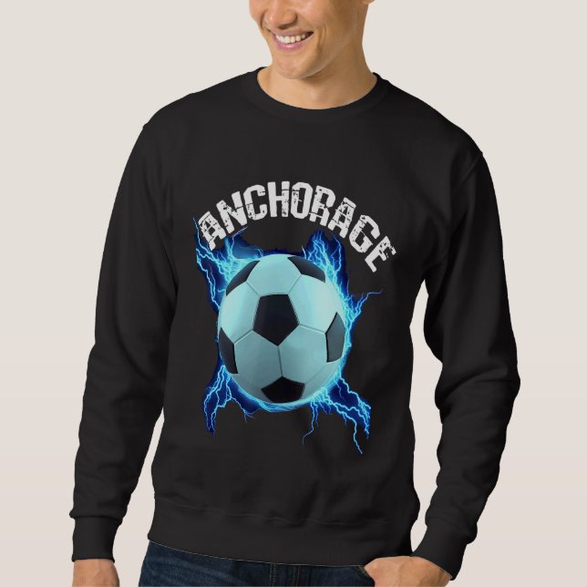 Anchorage Soccer Retro Sweatshirt (Front)