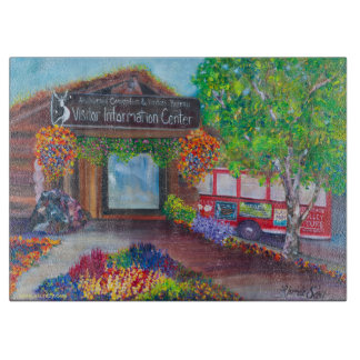 Anchorage Visitor Centre cutting board