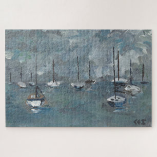 Anchored And at Rest 20x30 inch Jigsaw Puzzle