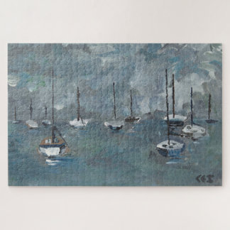 Anchored And at Rest 20x30 inch Jigsaw Puzzle