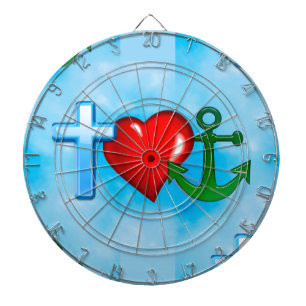 anchored by jesus dartboard