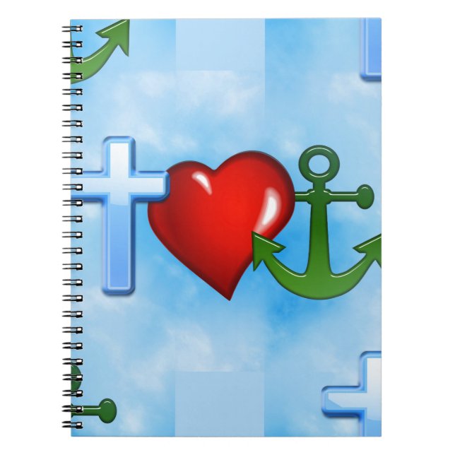 anchored by jesus notebook (Front)