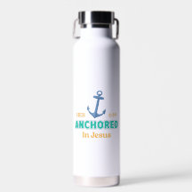 Anchored in Christ Tumbler with Hebrews 6:19