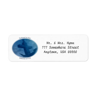 Anchored in Him Return Address Label