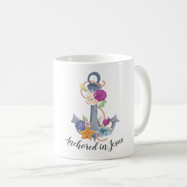 Anchored in Jesus Classic Mug (Front Right)