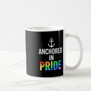 Anchored In Pride – Minimal Nautical Boating Saili Coffee Mug