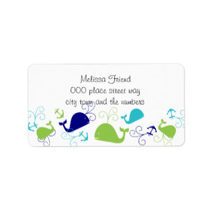 Anchors-a-Whale Label