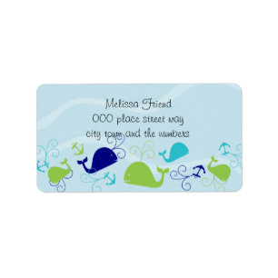 Anchors-a-Whale Label