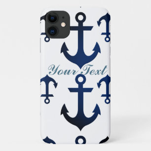 Anchors Ahoy Nautical iPhone 11 Case