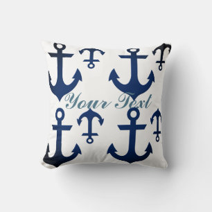 Anchors Ahoy Nautical Cushion