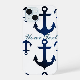 Anchors Ahoy Nautical iPhone 15 Case