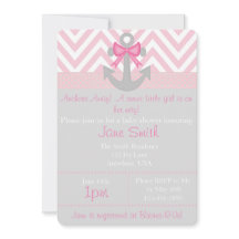 Anchors Away Girl Baby Shower