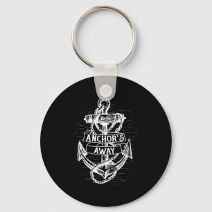 Anchors Away Men's And Women's Sailor Boat Captain Key Ring