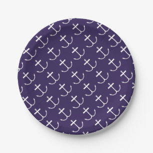 Anchors Away Paper Plates (Lite Print)