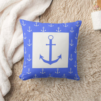 Anchors Away Pillow (Blue)