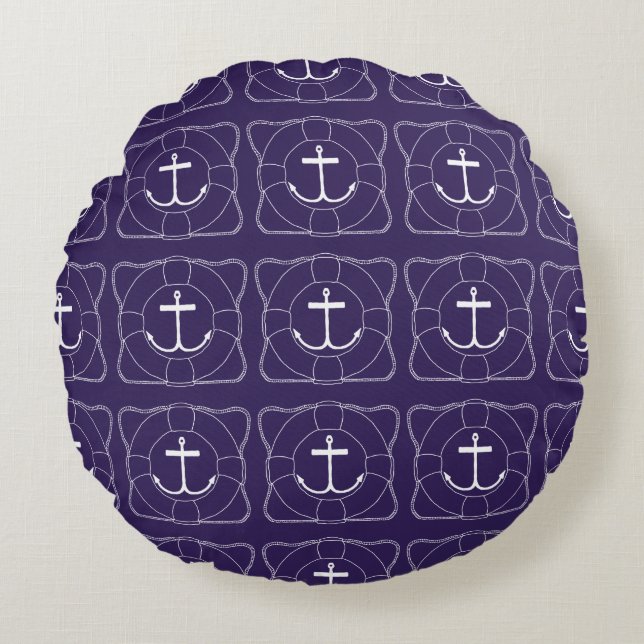 Anchors Away Pillow (Lite Print) (Front)