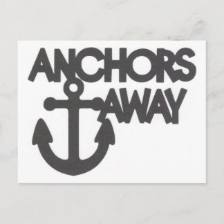 anchors away postcard