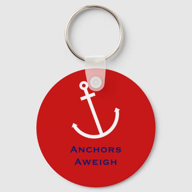 Anchors Aweigh Key Ring (Front)