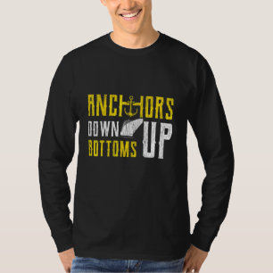 Anchors Down Sailing Boating Cruising Sailboat T-Shirt