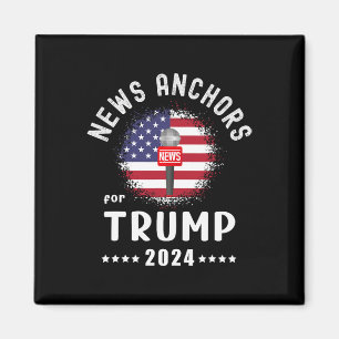 Anchors For Trump 2024 American Flag Vote Trump Magnet