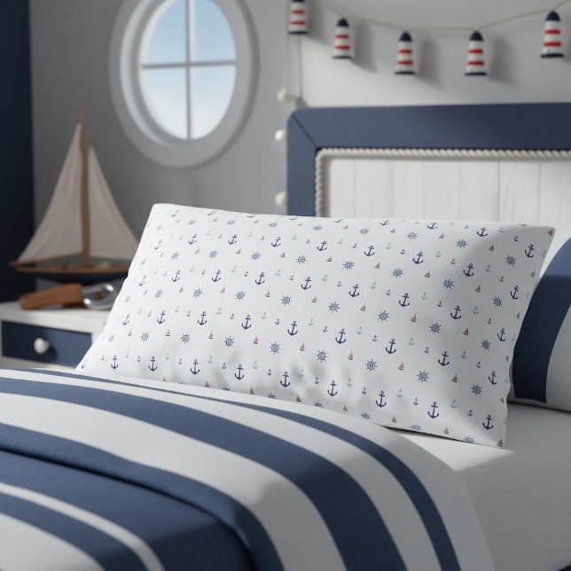 Anchors & Helms Nautical Kids ID1256 Pillowcase (Creator Uploaded)