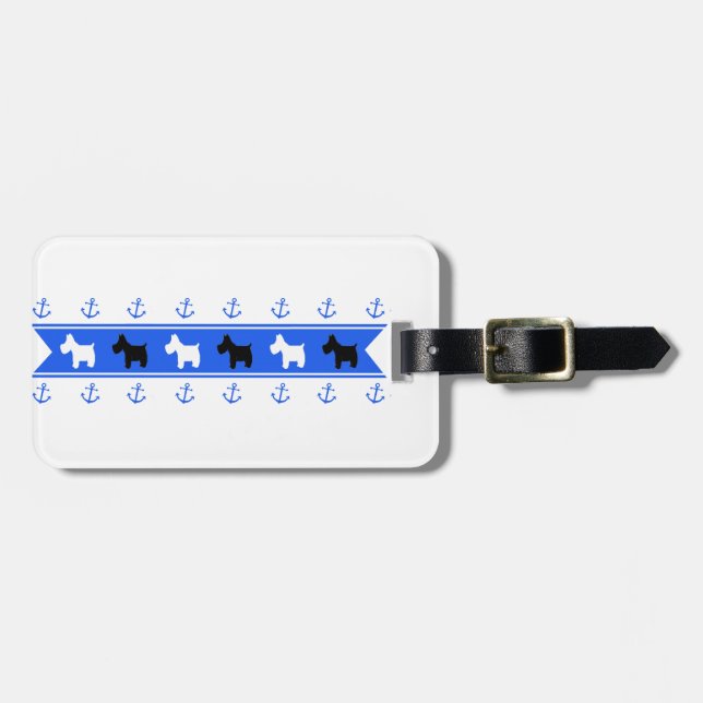 Anchors Luggage Tag (Front Horizontal)