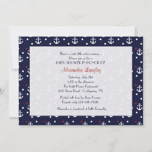 Anchors Nautical Invitation